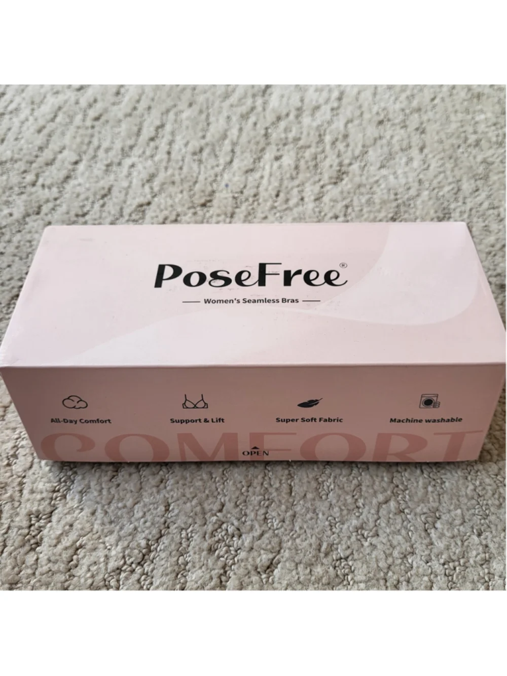 Women’s Wireless Front Closure Everyday Bra – PoseFree – Nude – Size XL – NWT - Picture 13 of 16